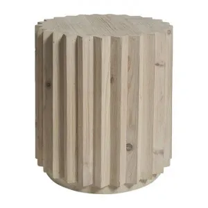 Bodega Reclaimed Pine Timber Round Side Table by Canvas Sasson, a Side Table for sale on Style Sourcebook