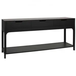 Arco Wooden Console Table, 170cm, Black by Canvas Sasson, a Console Table for sale on Style Sourcebook
