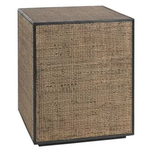 Raffles Rattan Cube Side Table by Canvas Sasson, a Side Table for sale on Style Sourcebook