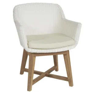 Catalina Outdoor Carver Dining Chair, White by Canvas Sasson, a Outdoor Chairs for sale on Style Sourcebook