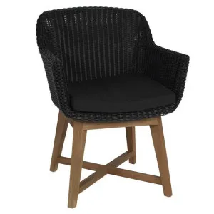 Catalina Outdoor Carver Dining Chair, Black by Canvas Sasson, a Outdoor Chairs for sale on Style Sourcebook