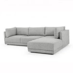 Kerry 3 Seater Fabric Right Chaise Fabric Sofa - Graphite Grey - Last One by Interior Secrets - AfterPay Available by Interior Secrets, a Sofas for sale on Style Sourcebook