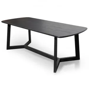 Massey 2.2m Wooden Dining Table - Black by Interior Secrets - AfterPay Available by Interior Secrets, a Dining Tables for sale on Style Sourcebook