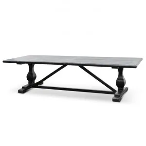 Titan Reclaimed Dining Table 3m - Black- 1.2m (W) - Thick Top by Interior Secrets - AfterPay Available by Interior Secrets, a Dining Tables for sale on Style Sourcebook