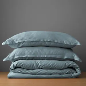 Canningvale Lustro Bamboo Quilt Cover Set - Perla Silver, Super King, Bamboo by Canningvale, a Quilt Covers for sale on Style Sourcebook