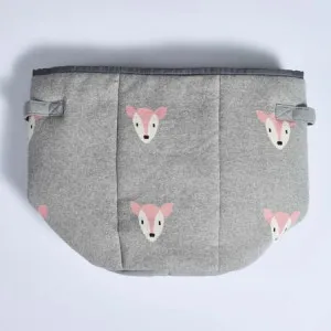 Canningvale Bimbi Storage Basket - Grey, 100% Cotton, Deer by Canningvale, a Baskets & Boxes for sale on Style Sourcebook