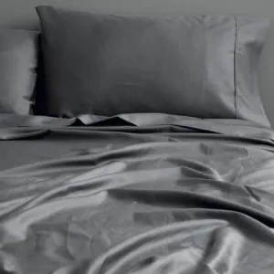 Canningvale Palazzo Royale Sheet Set - Silver, King Single, 1000 Thread Count by Canningvale, a Sheets for sale on Style Sourcebook