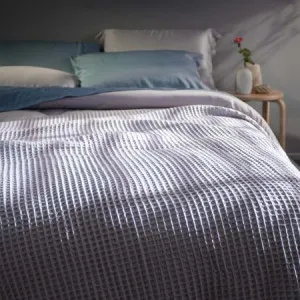 Canningvale Waffle Blankets - Navy, Single, Luxury Cotton by Canningvale, a Blankets & Throws for sale on Style Sourcebook