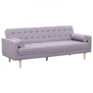 Mecron Fabric Click Clack Sofa Bed, 3 Seater, Grey by Rivendell Furniture, a Sofa Beds for sale on Style Sourcebook