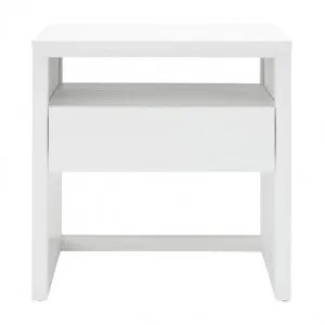 Balmain Side Table White - 1 Drawer by James Lane, a Side Table for sale on Style Sourcebook