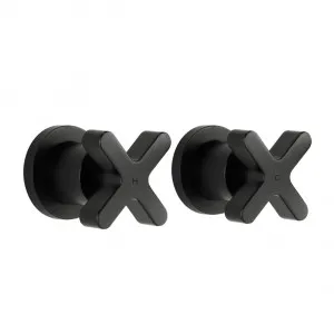 Cross Assembly Taps - Matte Black by ABI Interiors Pty Ltd, a Bathroom Taps & Mixers for sale on Style Sourcebook