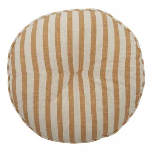 Montauk Round Cushion 40x40cm in Custard by OzDesignFurniture, a Cushions, Decorative Pillows for sale on Style Sourcebook