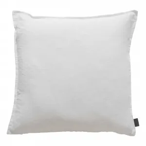 Adina Feather Fill Cushion 50x50cm in White by OzDesignFurniture, a Cushions, Decorative Pillows for sale on Style Sourcebook