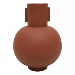 Jonni Vase 25x36cm in Rust by OzDesignFurniture, a Vases & Jars for sale on Style Sourcebook