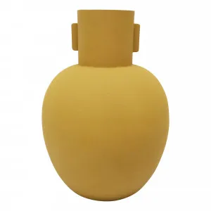 Jonni Vase 26x35cm in Mustard by OzDesignFurniture, a Vases & Jars for sale on Style Sourcebook