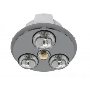 Spectra Trio Bathroom Heater with Exhaust & LED Light, Silver by Mercator, a Exhaust Fans for sale on Style Sourcebook