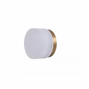Nora Living Ardere Ribbed LED CCT Wall Light Satin Brass by Nora Living, a Wall Lighting for sale on Style Sourcebook