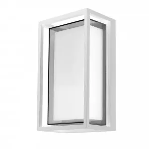 Martec Crew LED 12W CCT Exterior Wall Light IP65 White by Martec, a LED Lighting for sale on Style Sourcebook