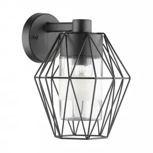 Eglo Canove IP44 Steel Exterior Light E27 Black by Eglo, a Outdoor Lighting for sale on Style Sourcebook