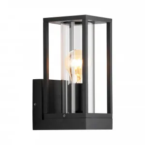 Mercator Eleanor Wall Light IP44 Black by Mercator, a Outdoor Lighting for sale on Style Sourcebook