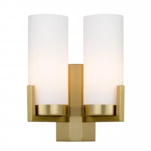 Telbix Eamon 2 Wall Light (E14) Brass by Telbix, a Outdoor Lighting for sale on Style Sourcebook