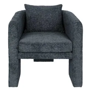 Kennedy Fabric Armchair, Midnight Blue by Florabelle, a Chairs for sale on Style Sourcebook