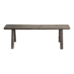Ya Zhi 130 Year Antique Elm Timber Oriental Bench, 143cm by Florabelle, a Benches for sale on Style Sourcebook