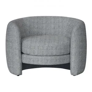Cora Fabric Occasional Armchair, Grey Fleck by MRD Home, a Chairs for sale on Style Sourcebook