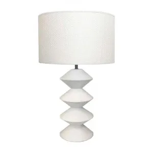 Aldo Table Lamp, White by MRD Home, a Table & Bedside Lamps for sale on Style Sourcebook