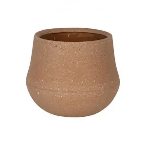 Ana Polystone Planter Pot, Extra Small, Clay by MRD Home, a Plant Holders for sale on Style Sourcebook