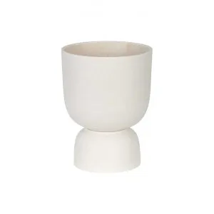 Blanche Polystone Planter Pot, Small, Chalk by MRD Home, a Plant Holders for sale on Style Sourcebook