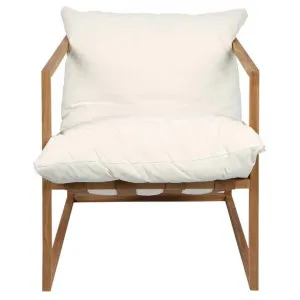 Neve Teak Timber Lounge Armchair by MRD Home, a Chairs for sale on Style Sourcebook