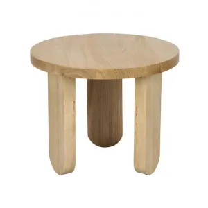 Talo Timber Round Side Table by MRD Home, a Side Table for sale on Style Sourcebook