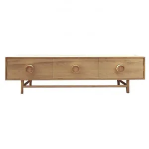 Rondo Timber & Rattan 3 Door TV Unit, 180cm, Natural by MRD Home, a Entertainment Units & TV Stands for sale on Style Sourcebook