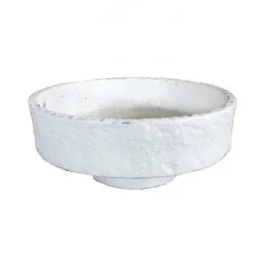 Bolero Terracotta Bowl, White by MRD Home, a Decorative Plates & Bowls for sale on Style Sourcebook