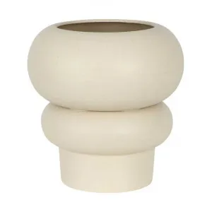 Little Fatty Polystone Pot, Large, Sand by MRD Home, a Plant Holders for sale on Style Sourcebook