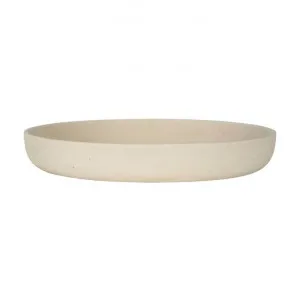 Esher Polystone Bowl, Large, Sand by MRD Home, a Bowls for sale on Style Sourcebook