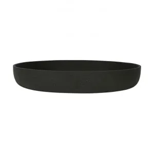 Esher Polystone Bowl, Large, Black by MRD Home, a Bowls for sale on Style Sourcebook