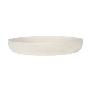 Esher Polystone Bowl, Small, Chalk by MRD Home, a Bowls for sale on Style Sourcebook
