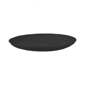 Esher Polystone Platter, Medium, Black by MRD Home, a Plates for sale on Style Sourcebook