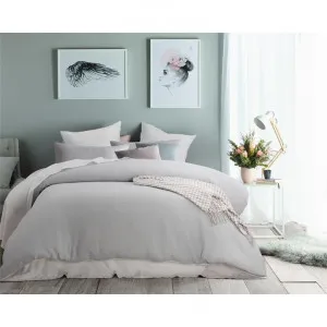 Accessorize Waffle Quilt Cover Set, Single, Silver by Accessorize Bedroom Collection, a Bedding for sale on Style Sourcebook