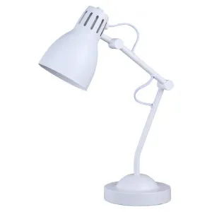 Nord Metal Adjustable Desk Lamp, White by Lexi Lighting, a Desk Lamps for sale on Style Sourcebook