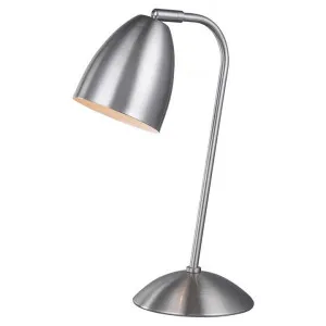 Astro Metal Adjustable Touch Desk Lamp, Satin Chrome by Lexi Lighting, a Desk Lamps for sale on Style Sourcebook