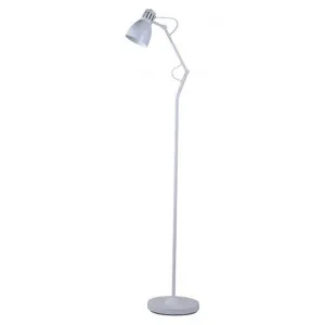 Nord Metal Adjustable Floor Lamp, White by Lumi Lex, a Floor Lamps for sale on Style Sourcebook