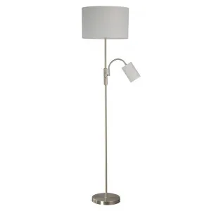 Cylinya Metal Base Mother & Child Floor Lamp, White by Lexi Lighting, a Floor Lamps for sale on Style Sourcebook