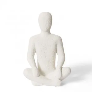 Meditative Sculpture - 19 x 10 x 28cm by Elme Living, a Statues & Ornaments for sale on Style Sourcebook