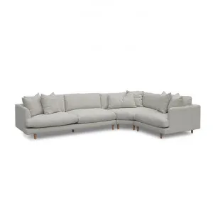 Della Right Return Modular Fabric Sofa - Sterling Sand by Interior Secrets - AfterPay Available by Interior Secrets, a Sofas for sale on Style Sourcebook