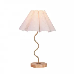 Nora Living Raffa Table Lamp (E27) Gold by Nora Living, a Table & Bedside Lamps for sale on Style Sourcebook