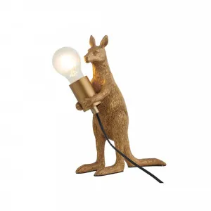 Nora Living Golden Table Lamp (E27) Roo by Nora Living, a Table & Bedside Lamps for sale on Style Sourcebook
