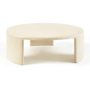 Meister Concrete Round Coffee Table, 90cm, Sandstone by M Co Living, a Coffee Table for sale on Style Sourcebook